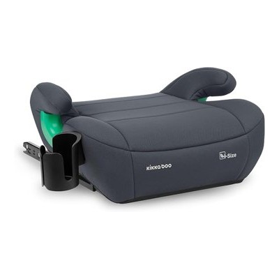 KikkaBoo i-POP — Alzador ISOFIX i-Size, 125–150 cm, verde militar