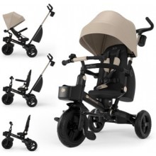 Kinderkraft AVEO 2 PRO — Triciclo evolutivo plegable, beige
