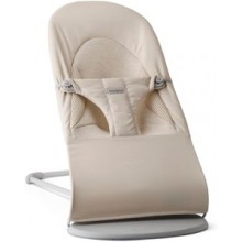 BabyBjörn Balance Soft — Hamaca de tejido y jersey, beige claro
