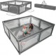 Lionelo Willow XL — Parque infantil de 187 × 207 cm, gris