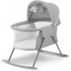 Kinderkraft LOVI — Moisés plegable con bolsa de transporte, gris