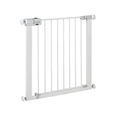 Safety 1st SecureTech — Barrera de seguridad a presión, 73–80 cm, blanca