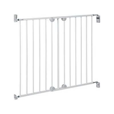 Safety 1st WallFix — Barrera de seguridad extensible de 62–102 cm, blanca