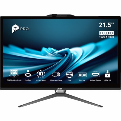 Todo en Uno Msi Pro AP222T 14M-622EU, Intel Pentium Gold, 21.5", 8GB, 128GB, Windows 11 Pro