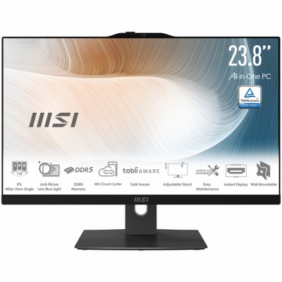 Todo en Uno Msi Modern AM242TP 1M-1227EU, Intel Core 5, 23.8", 8GB, 512GB, Windows 11 Pro