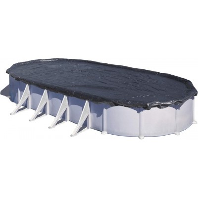 Gre — cubierta de invierno para piscina ovalada