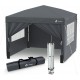 Vounot — carpa plegable 3 × 3 m, gris