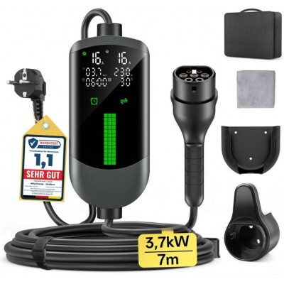 Cargador portátil para coche eléctrico Tipo 2