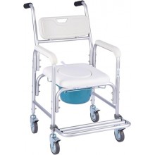 VEVOR — silla de baño con ruedas 4 en 1