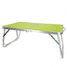 Klappbarer Strandtisch, mesa de playa plegable 60x40x25 cm, Verde
