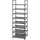 Edihome — Zapatero de 8 niveles, 46 × 27 × 141 cm
