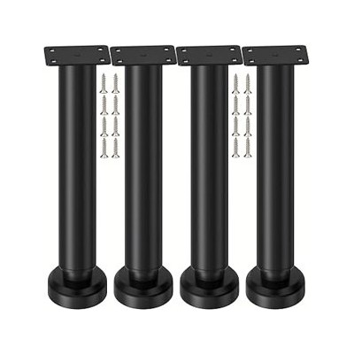 LCOUACEO — Juego de 4 patas regulables para muebles, 25–42 cm