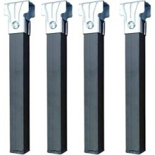 IMEX EL ZORRO — Juego de 4 patas de somier sin ruedas, 35 cm