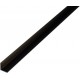 Alberts 480042 — Perfil angular de aluminio, 1000 × 30 × 30 mm, negro