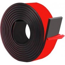 Rollo de goma de neopreno adhesiva, 25 mm × 5 mm × 3 m