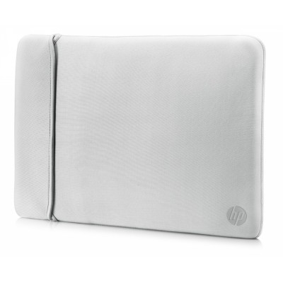 HP 14" Neoprene Reversible Sleeve 14" Funda Negro, Plata