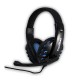 CoolBox Bluelight G2 Binaural Diadema Negro, Azul auricular con micrófono