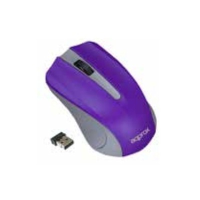 Approx APPWMLITEP ratón RF inalámbrico Óptico 1200 DPI Púrpura