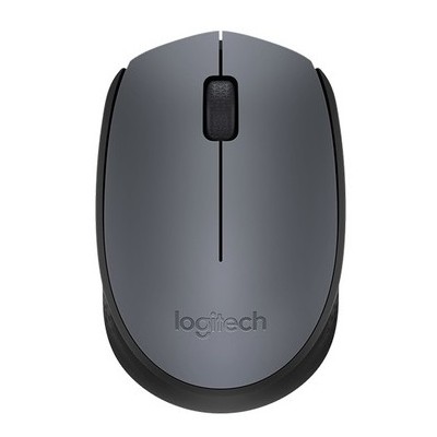 Logitech M170 ratón RF inalámbrico Óptico 1000 DPI Ambidextro Negro, Gris