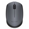 Logitech M170 ratón RF inalámbrico Óptico 1000 DPI Ambidextro Negro, Gris