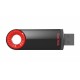 Sandisk Cruzer Dial 32GB 2.0 Conector USB Tipo A Negro, Rojo unidad flash USB