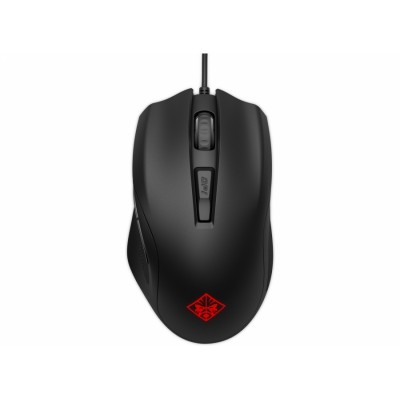 HP OMEN Mouse 400 ratón USB Óptico 5000 DPI Ambidextro Negro