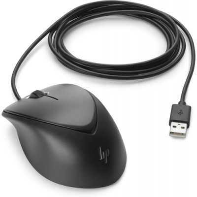 HP USB Premium Mouse ratón Laser 1200 DPI Ambidextro Negro