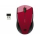HP X3000 ratón RF inalámbrico Óptico 1200 DPI Ambidextro Negro, Rojo