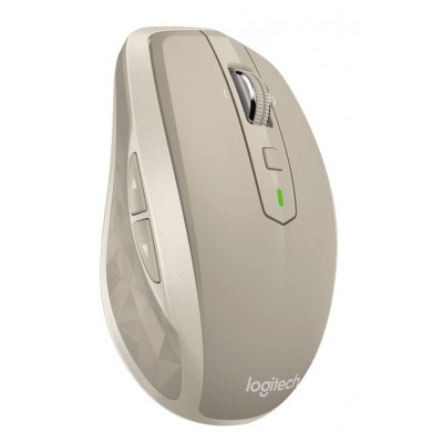 Logitech MX Anywhere 2 ratón RF inalámbrica + Bluetooth Laser 1600 DPI Izquierda Beige