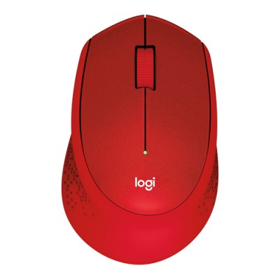 Logitech M330 ratón RF inalámbrico Mecánico 1000 DPI mano derecha Rojo