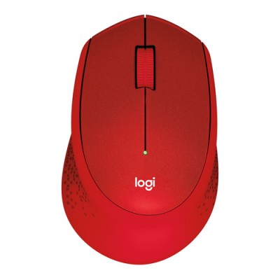 Logitech M330 ratón RF inalámbrico Mecánico 1000 DPI mano derecha Rojo