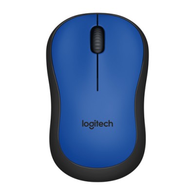 Logitech M220 ratón RF inalámbrico Óptico 1000 DPI Ambidextro Negro, Azul