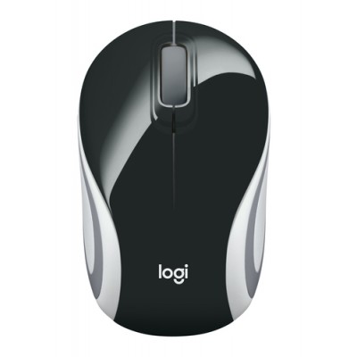 Logitech M187 ratón RF inalámbrico Óptico 1000 DPI Ambidextro Negro