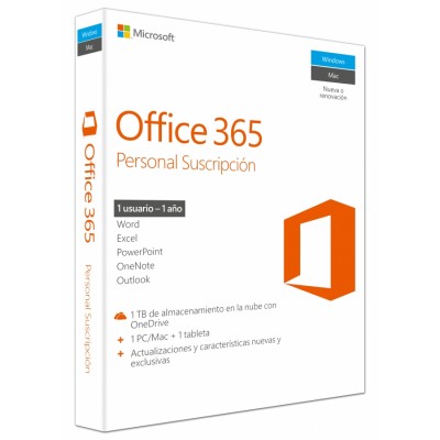 Office 365 Personal 1usuario(s) 1año(s)