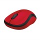 Logitech M220 ratón RF inalámbrico Óptico 1000 DPI Ambidextro Negro, Rojo