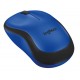 Logitech M220 ratón RF inalámbrico Óptico 1000 DPI Ambidextro Negro, Azul