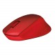 Logitech M330 ratón RF inalámbrico Mecánico 1000 DPI mano derecha Rojo