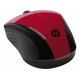 HP X3000 ratón RF inalámbrico Óptico 1200 DPI Ambidextro Negro, Rojo