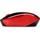 HP 200 ratón RF inalámbrico Óptico 1000 DPI Ambidextro Negro, Rojo