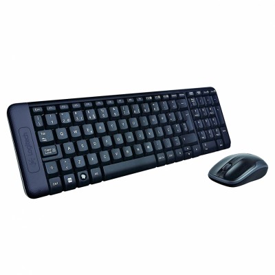 Logitech MK220 RF inalámbrico Español Negro