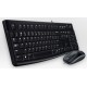 Logitech Desktop MK120, UK USB QWERTY Inglés del Reino Unido Negro