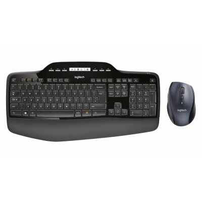 Logitech MK710 RF inalámbrico QWERTY Español Negro