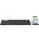 Logitech K375s RF Wireless + Bluetooth QWERTY Español Grafito, Blanco