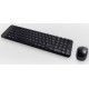 Logitech MK220 RF inalámbrico Español Negro