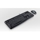 Logitech Desktop MK120, UK USB QWERTY Inglés del Reino Unido Negro