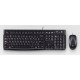 Logitech Desktop MK120, UK USB QWERTY Inglés del Reino Unido Negro