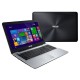 ASUS X555QA-XO217T ordenador portatil Negro, Gris Portátil 39,6 cm (15.6") 1366 x 768 Pixeles AMD A A10-9620P 8 GB DDR4-SDRA