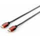 Cable HDMI 2.0 2 m tipo A Equip (Estándar) Negro, Rojo