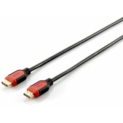 Cable HDMI 2.0 2 m tipo A Equip (Estándar) Negro, Rojo