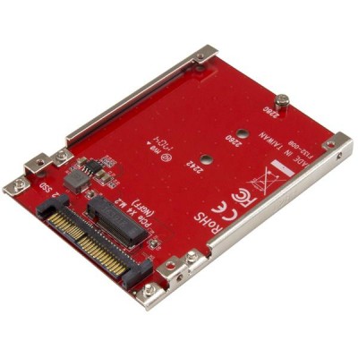 Tarjeta Adaptador PCI Express M.2 a U.2 SFF8639 para SSD NVMe M.2 -StarTech.com - Conversor para SSD M.2 - Tarjeta Anfitrión